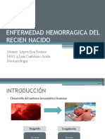 Enfermedad Hemorragica Del Recien Nacido: Gómez López Eos Eunice HGO 4 Luis Castelazo Ayala Neonatología