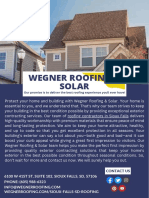 Wegner Roofing & Solar Month