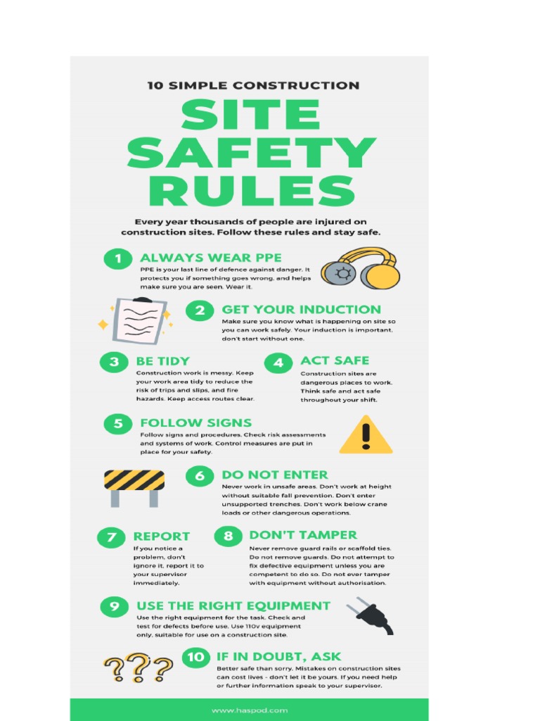Site Construction Rules | PDF