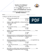 MTB 2 2nd Periodical Test