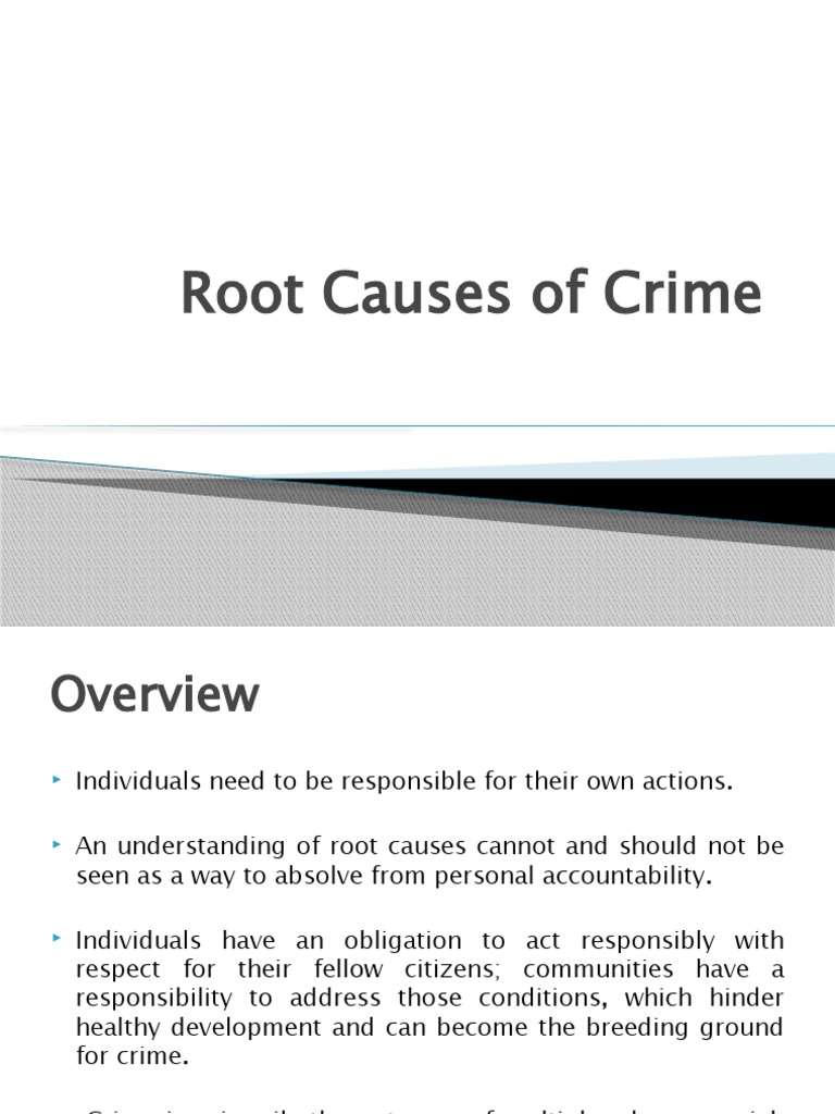 Root Causes of Crime PDF Family Poverty(03)