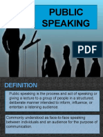 Public Speaking Lecture July 25