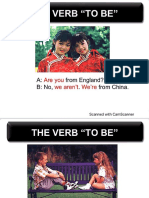 Be Verb Simple Present