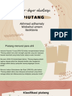 Dasar-dasar Akuntansi Piutang