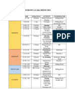 Rundown Acara Difest