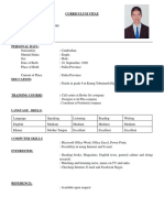 Curriculum Vitae Yorn Chantha:: Designer at Ad Plus Company: Consultant at Prodential Company