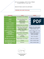 Organización para Aseo 2022