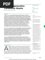 Neurodegenerative Cerebellar Ataxia