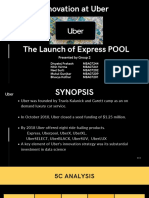 Innovation at Uber Express POOL