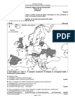 E D Geografie 2021 Test 06 Hu