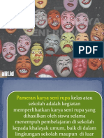 Materi Pameran Karya Seni Rupa