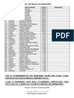 Lista de Defesa Do Herbário