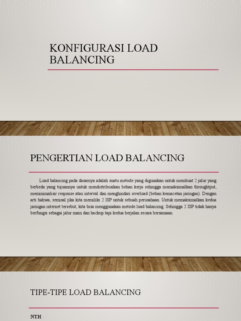 PPT Load Balancing Muhamad Akbar Fauzi | PDF