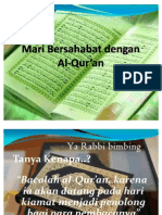 Mari Bersahabat Dengan Al-Qur'an