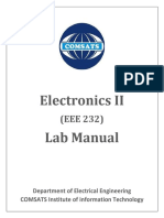 Electronics II EEE 232