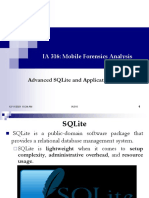 01 Advanced SQLite and Application Analysis