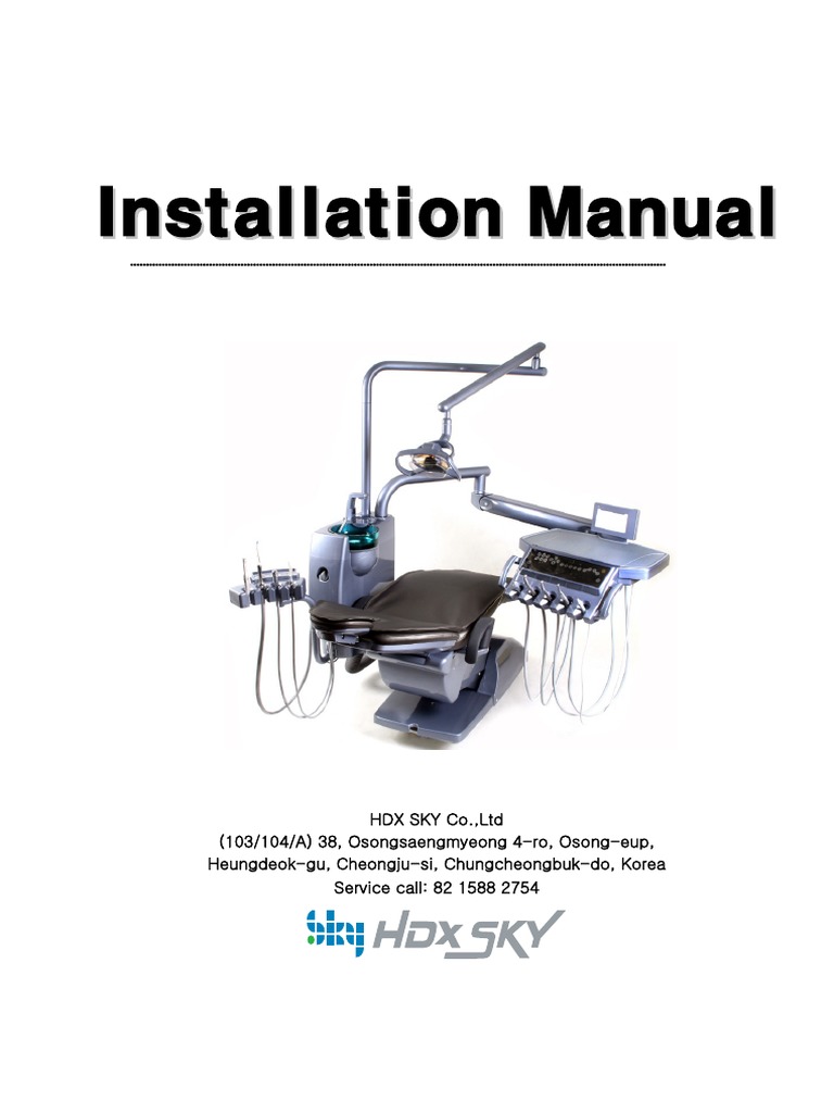 Installing a Dental Unit and Chair A StepbyStep Guide PDF Electrical Connector