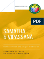 Samatha and Vipassana
