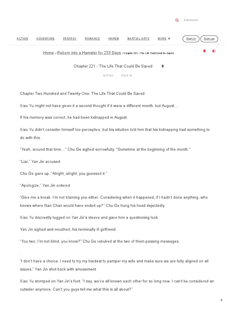Reborn Into A Hamster For 233 Days Chapter 221 BoxNovel PDF