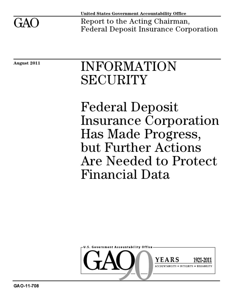 Federal Deposit Insurance Corporation Has Made Progress, But Further ...