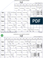 Jadwal Pelajaran Genap 22-23