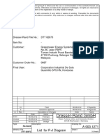 Dresser-Rand GMBH: A 003.1271 List For P+I Diagram