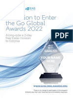 Go Global Awards 2022 Invitation