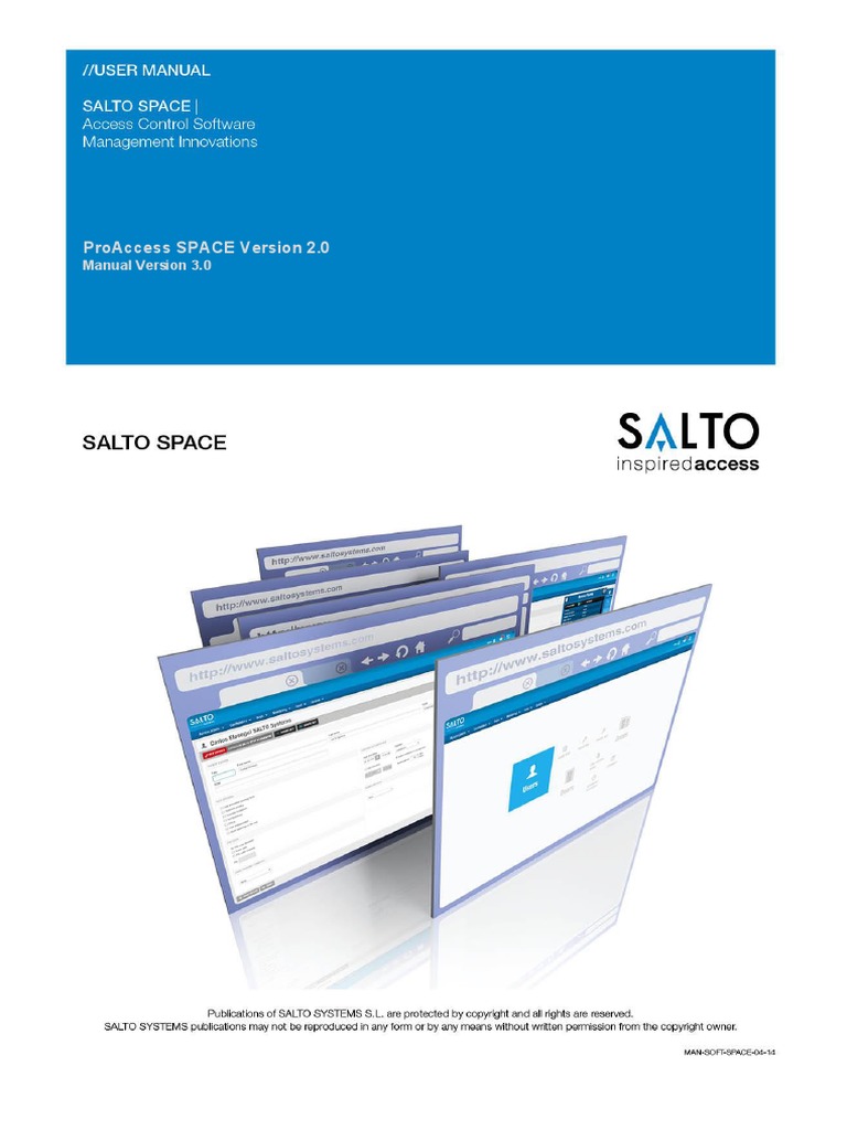 ProAccess SPACE 2.0 User Manual | PDF | Access Control | Databases