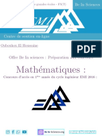 Concours Emi 2016 Beinsciences