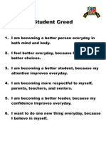 Student Creed