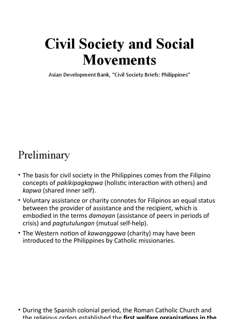 Module 11, Civil Society and Social Movements | PDF | Corazon Aquino ...