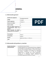 Guía de Asignatura Psicología General 202301