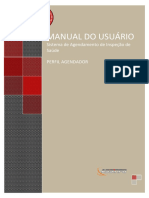 Manual - SISTEMA DE AGENDAMENTO DE INSPEÇÃO DE SAÚDE - PERFIL AGENDADOR