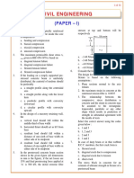 CIVIL ENGINEERING PAPER 1 EXAM REVIEW