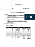 Project Plan Template