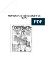 Monografías sobre el estudio de los quipus