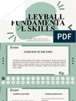 Module 12 VOLLEYBALL Fundamental Skills