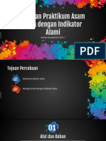 Laporan Praktikum Asam BAsa Dengan Indikator Alami