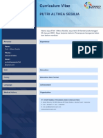 Curriculum Vitae: Putri Althea Sesilia