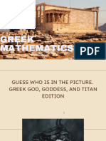 Greek Mathematics
