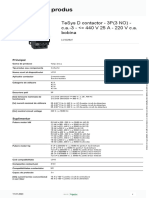 Contactoare TeSys D - LC1D25M7