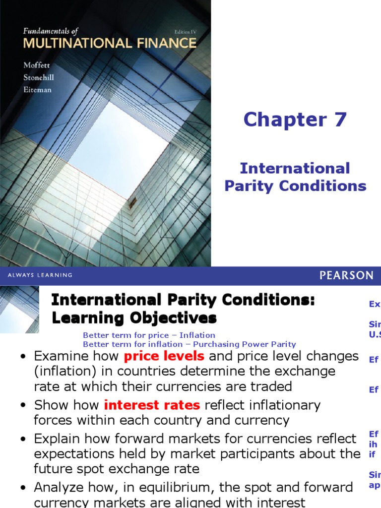 Chapter 07 International Parity Conditions | PDF | Purchasing Power ...