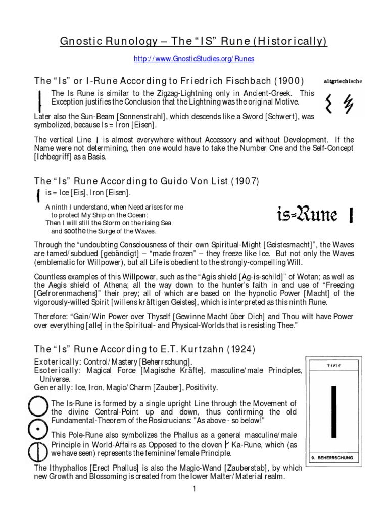 GnosticRunes-Notes IS Historically1l | PDF | Breathing | Exhalation