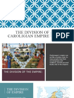 Division of Carolingian Empire into three kingdoms