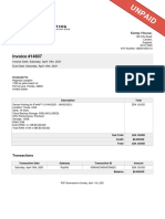 Invoice 14607