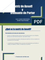 Matriz de Ansoff y Diamante de Porter