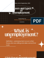 Causes and Types of Unemployment: Friday, 2nd of September, 2022