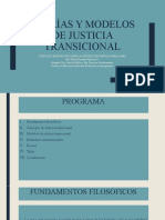 Teorías Y Modelos de Justicia Transicional