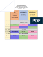 Schedule For English Kick Start