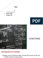 Lecture 7 - Functions